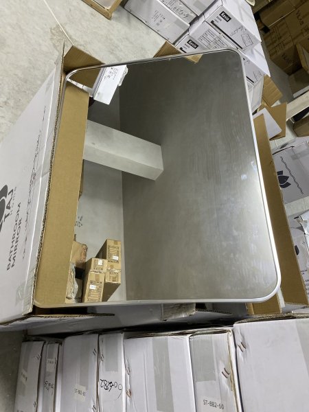 مراي 60 *80  مستطيل سلفر  taj